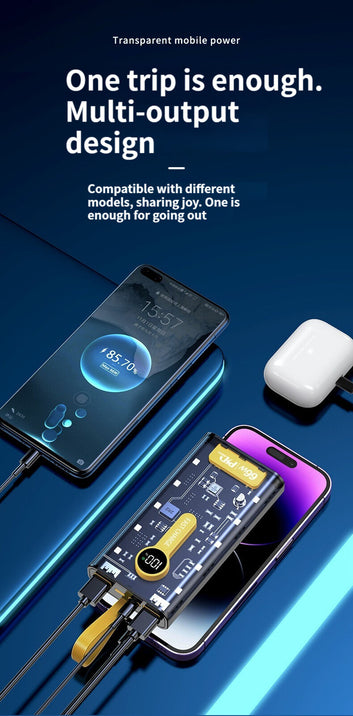 Power Bank With Led Display and Fast Charging