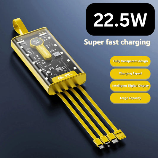 Power Bank With Led Display and Fast Charging